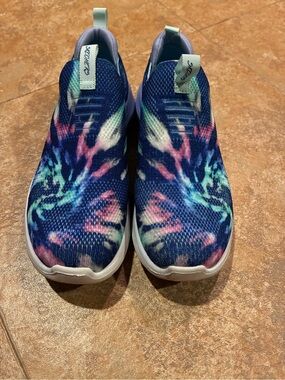 Skechers Slip-On Athletic Sneakers with Tie-Dye Knit